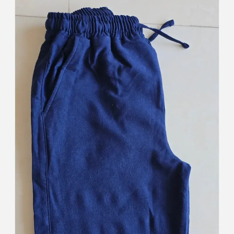 شلوار مام فیت پارچه بنگال کمرکش زنانه و مردانه در رنگبندی متنوع سایز XL و XXL - تصویر 11