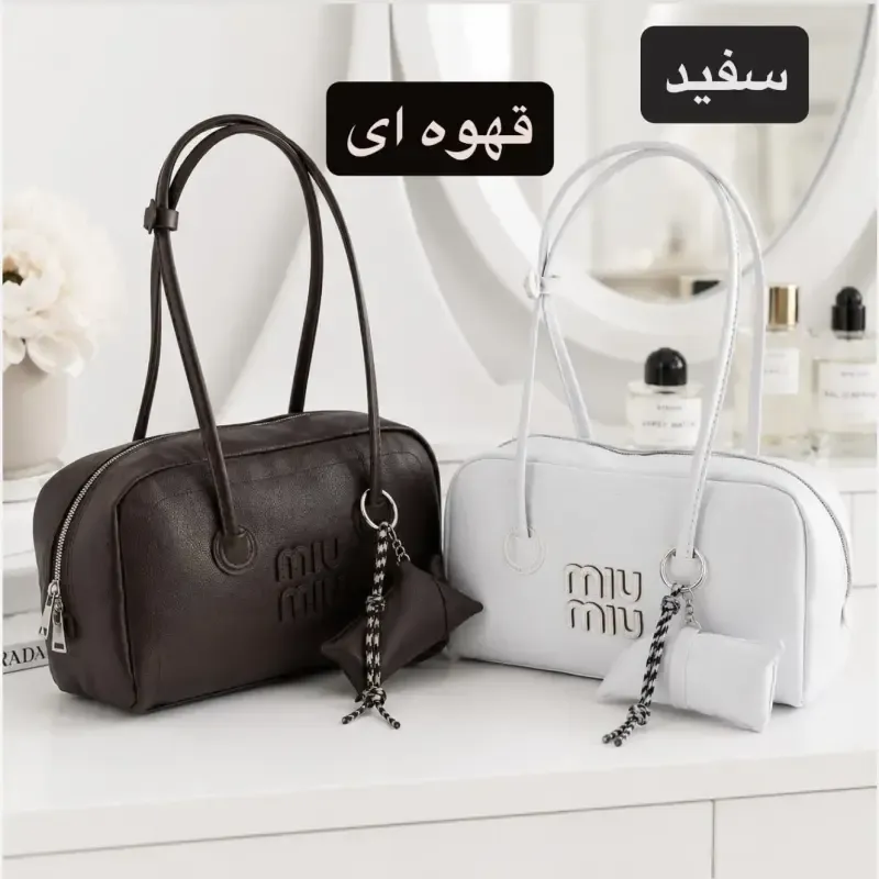کیف زنانه چرم مصنوعی روزمره اسپرت ابعاد 32 در 21 در 9 سانتیمتر - تصویر 3