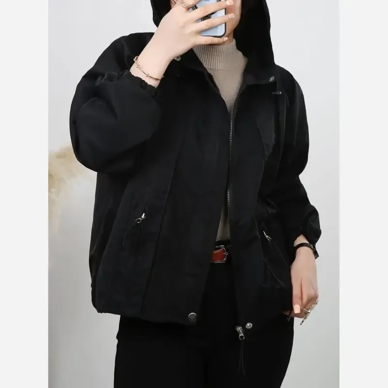 بارونی زنانه پینترسی آستر دار فری سایز تی سی ترک - تصویر 5