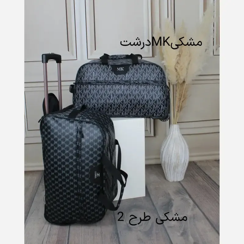 ساک مسافرتی چرم مصنوعی زنانه مدل زیپی ابعاد 56 در 33 سانتیمتر - تصویر 4