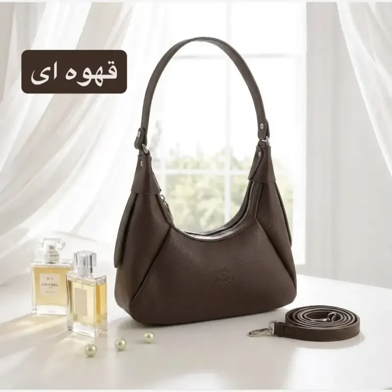کیف زنانه چرم مصنوعی روزمره و مجلسی بند بلند کد 5740 - تصویر 7