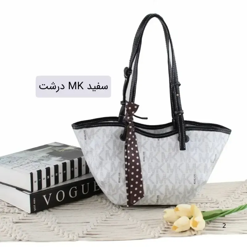 کیف زنانه چرم مصنوعی رسمی روزمره مجلسی با بند بلند - تصویر 2