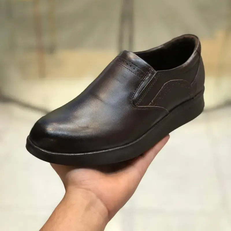 کفش چرم مردانه مدل فانتوم رویه چرم طبیعی زیره PU طبی - تصویر 7