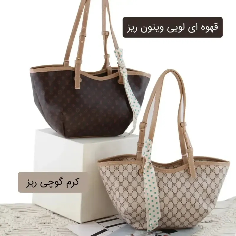 کیف زنانه چرم مصنوعی رسمی روزمره مجلسی با بند بلند - تصویر 8