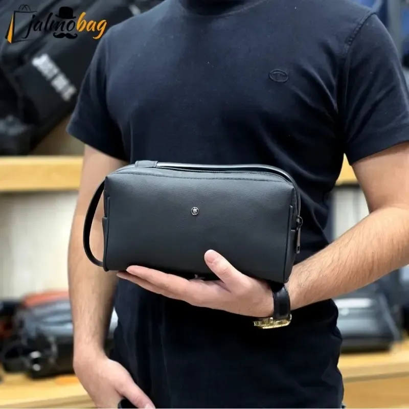 کیف دستی مردانه ضد آب سیلیکونی دو خانه - تصویر 3