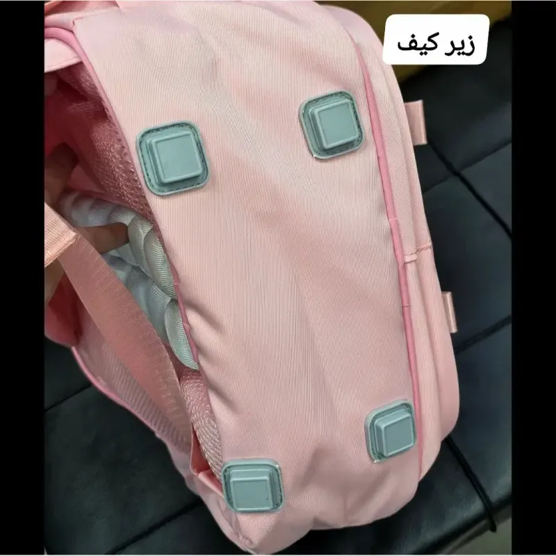 کوله پشتی دخترانه کرومی ضد آب مناسب کلاس اول تا چهارم طبی و جادار - تصویر 12