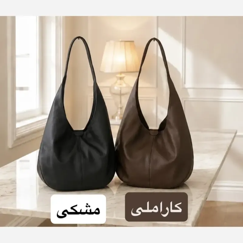 کیف زنانه روزمره و دانشجویی چرم مصنوعی با آستر ساتن - تصویر 8
