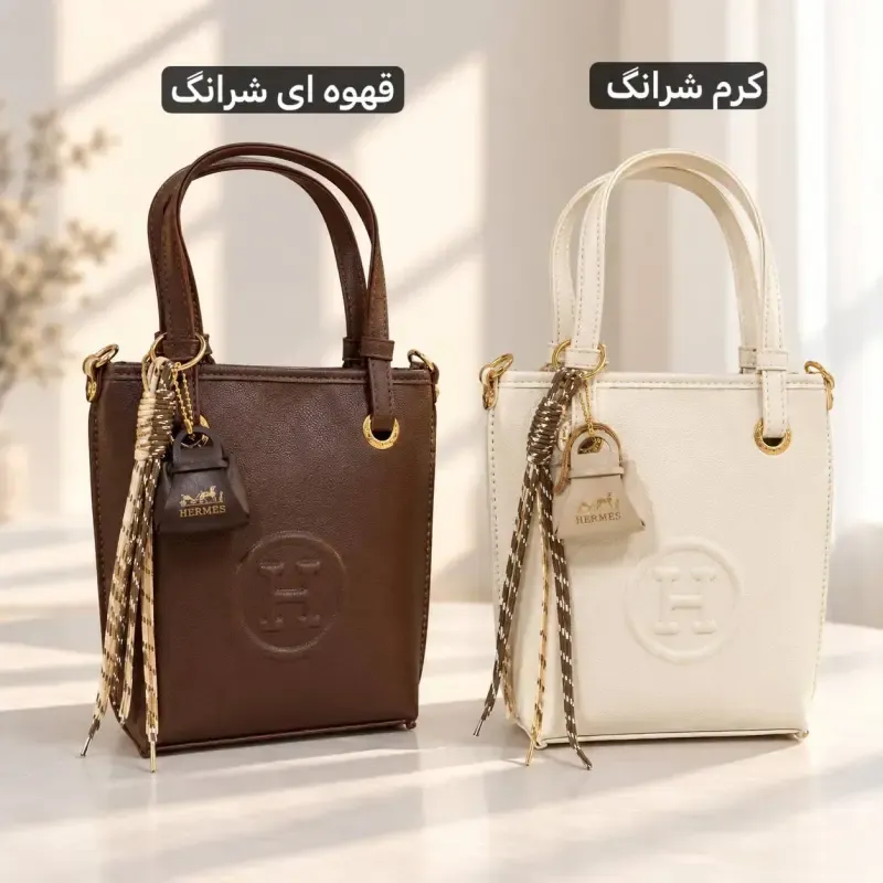 کیف دخترانه چرم مصنوعی بند بلند روزمره و رسمی - تصویر 7