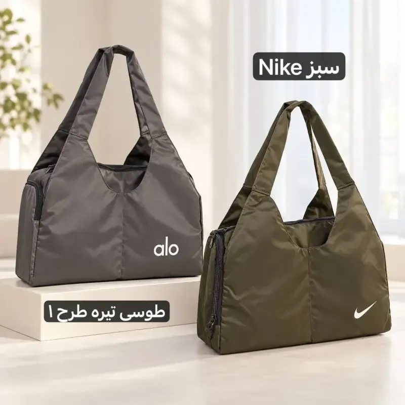 ساک ورزشی و استخری پارچه ای با 5 جیب بیرونی ابعاد 41 در 27 سانتیمتر - تصویر 7
