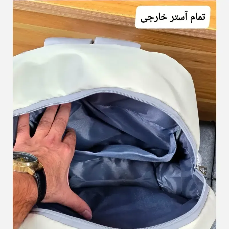 کوله پشتی مدرسه ضد آب رنگی مناسب دبستان و راهنمایی - تصویر 19