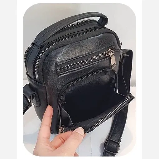 ست هدیه مردانه کیف جیپ 5 زیپ کفش چرم بروژ کمربند چرم نیک - تصویر 7